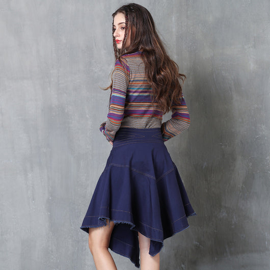 Blusa Retro de Algodón y Lino con Mangas Largas para Mujer - Image 4