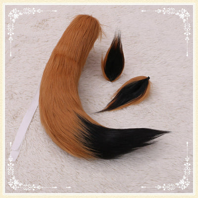 Set de Orejas de Bestia de Pelo Largo, Horquilla y Cola - Image 3