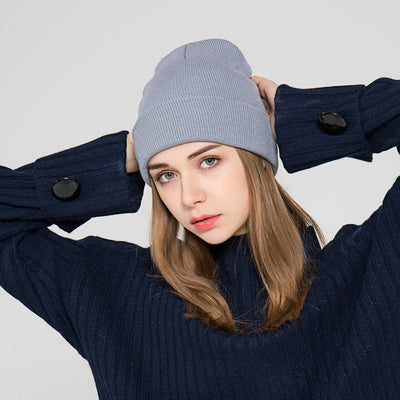 Gorro de Lana Casual para Mujer en Colores Sólidos - Image 16