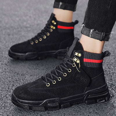 Botas Altas Martin para Hombre - Estilo Británico Coreano - Image 8
