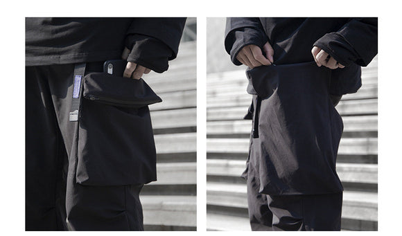 Pantalones de Cintura Ajustable con Múltiples Bolsillos de Gran Capacidad Unisex
