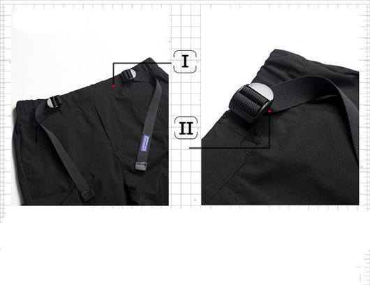 Pantalones de Cintura Ajustable con Múltiples Bolsillos de Gran Capacidad Unisex - Image 4