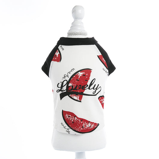 Playera de Algodón para Perros con Diseño de Sandía - Image 7