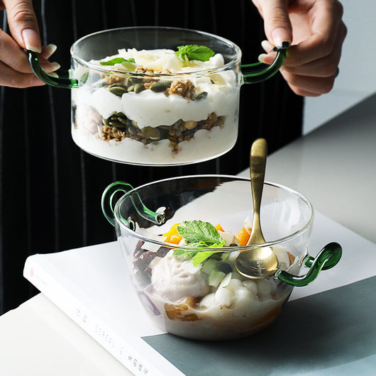 Ensaladera de Vidrio Borosilicato Resistente al Calor Estilo Nórdico - Image 10