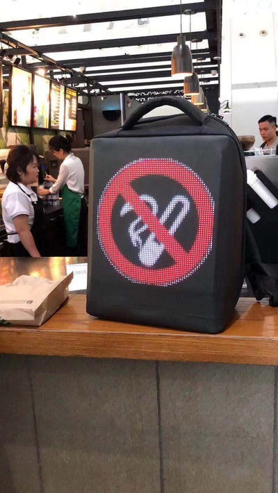 Mochila Publicitaria con Pantalla LED