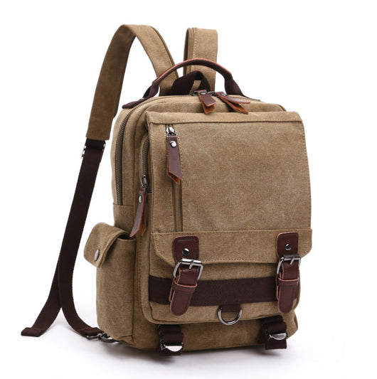 Mochila de Lona Casual para Viajes y Actividades Outdoor - Image 2