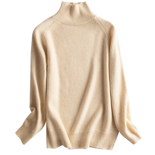 Suéter Cuello Alto Mujer Lana Gruesa Oversize Manga Larga - Image 12