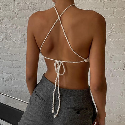 Vestido Halter Backless Sexy sin Tirantes - Image 8