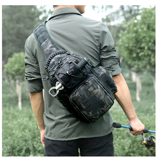 Mochila Táctica Crossbody Camuflaje para Viajes y Aventura Outdoor - Image 7