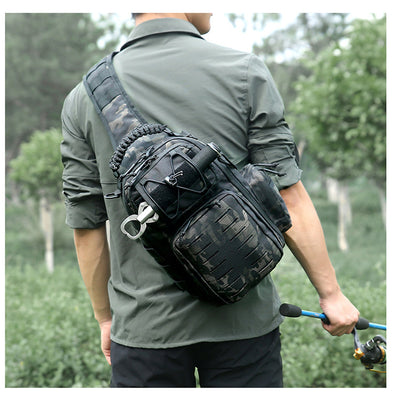 Mochila Táctica Crossbody Camuflaje para Viajes y Aventura Outdoor - Image 5