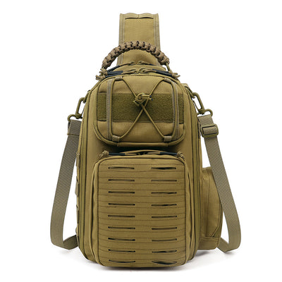 Mochila Táctica Crossbody Camuflaje para Viajes y Aventura Outdoor