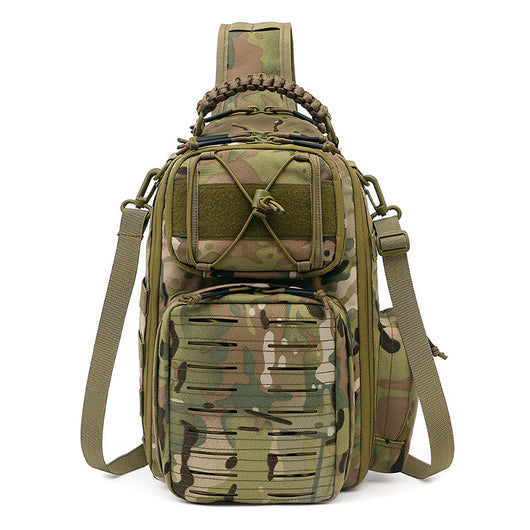 Mochila Táctica Crossbody Camuflaje para Viajes y Aventura Outdoor - Image 3