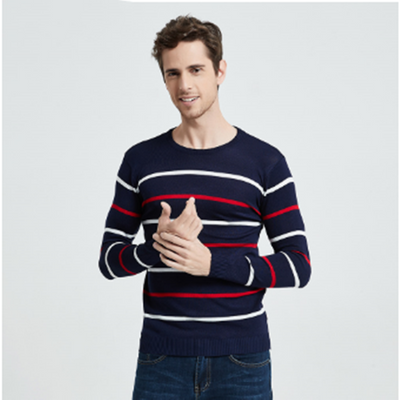 Suéter Holgado Cálido de Cuello Redondo Color Sólido para Hombre - Image 7