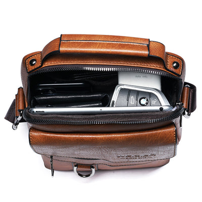 Bolsa de Viaje Retro Hombre Grande Capacidad Mochila de Hombro - Image 15