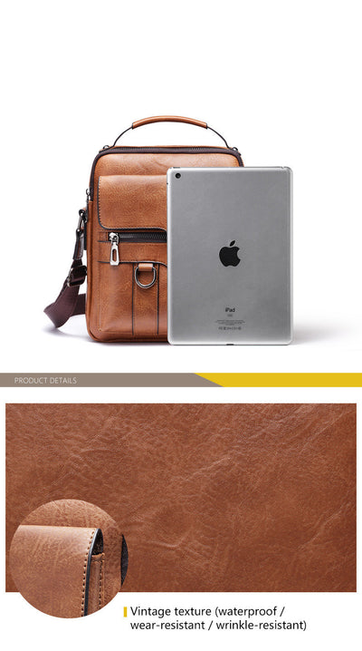 Bolsa de Viaje Retro Hombre Grande Capacidad Mochila de Hombro - Image 13