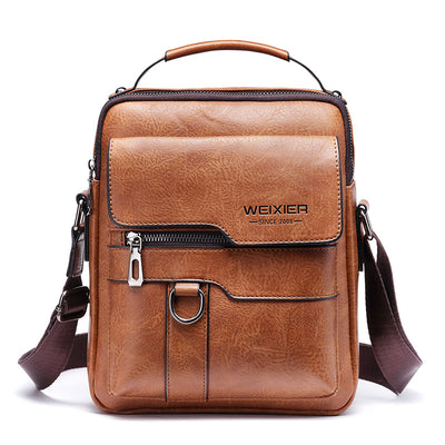 Bolsa de Viaje Retro Hombre Grande Capacidad Mochila de Hombro - Image 3