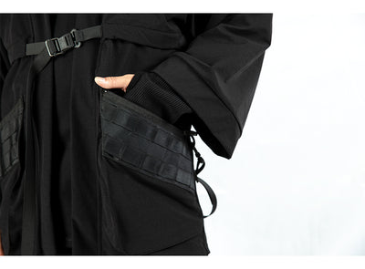 Abrigo Trench Cyberpunk Oversize - Estilo Dark Futurista - Image 9
