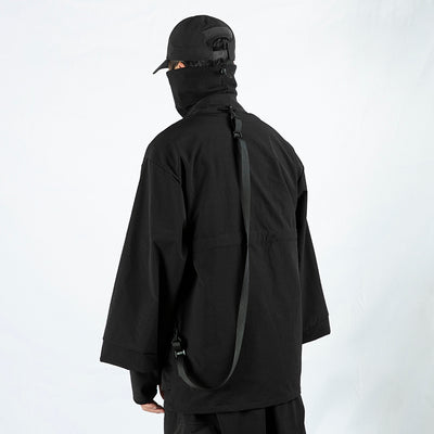 Abrigo Trench Cyberpunk Oversize - Estilo Dark Futurista - Image 12