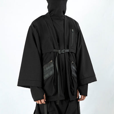 Abrigo Trench Cyberpunk Oversize - Estilo Dark Futurista - Image 15