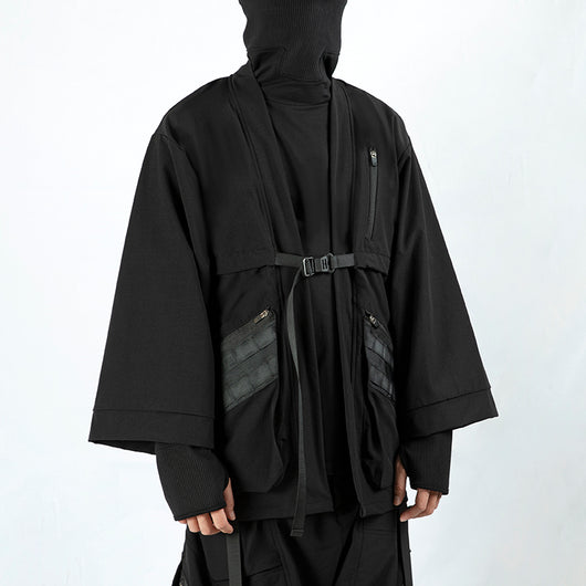 Abrigo Trench Cyberpunk Oversize - Estilo Dark Futurista - Image 15
