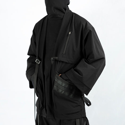 Abrigo Trench Cyberpunk Oversize - Estilo Dark Futurista - Image 3