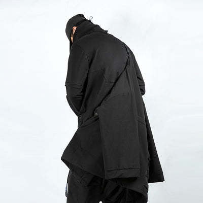 Abrigo Trench Cyberpunk Oversize - Estilo Dark Futurista - Image 5