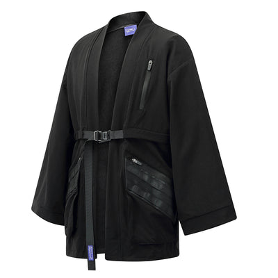 Abrigo Trench Cyberpunk Oversize - Estilo Dark Futurista