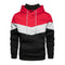 Sudadera con Capucha Patchwork para Hombre - Estilo Casual Moderno