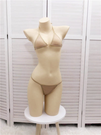 Bikini de Encaje Transparente Sexy de Tres Puntos para Mujer - Image 10
