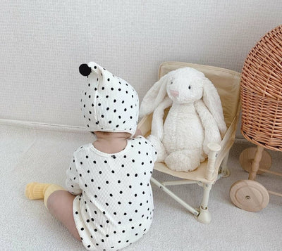 Mameluco para Bebé Niño y Niña - Pijama Enterizo de Algodón con Gorro - Image 12