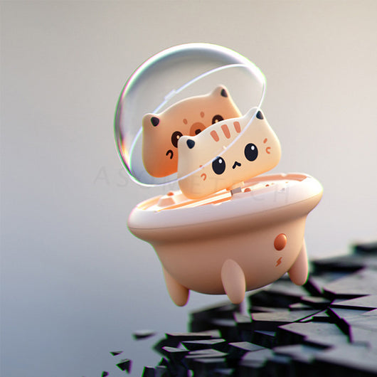 Cargador Portátil Nave Espacial DuoXin - Diseño Adorable para Mascotas - Image 11