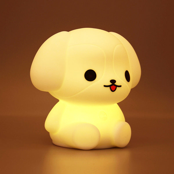Luz Nocturna Pingüino Recargable de Silicona USB