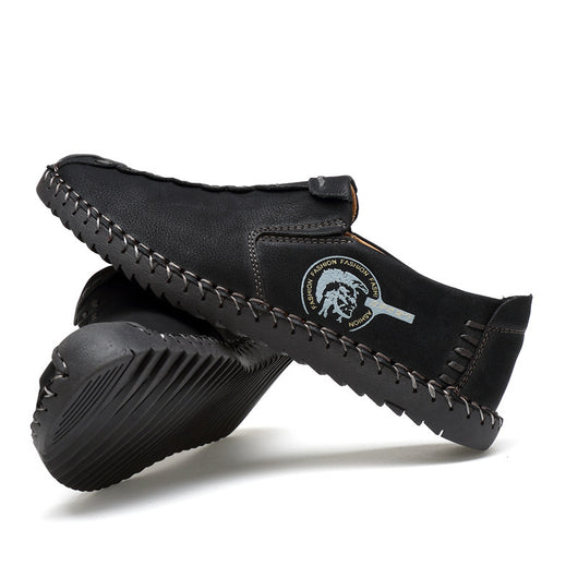 Zapatos Casuales de Cuero para Hombre - Suela Suave y Transpirable - Image 12
