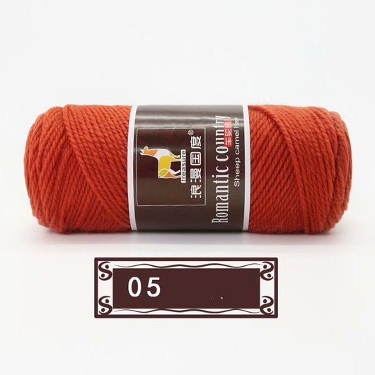 Bufanda de Alpaca Tejida a Mano Estilo Romántico Campestre - Image 13