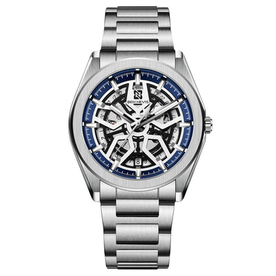 Reloj Mecánico Esqueleto BEN NEVIS Acero Inoxidable - Image 10
