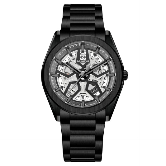Reloj Mecánico Esqueleto BEN NEVIS Acero Inoxidable