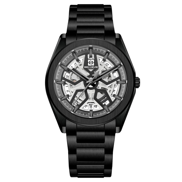 Reloj Mecánico Esqueleto BEN NEVIS Acero Inoxidable