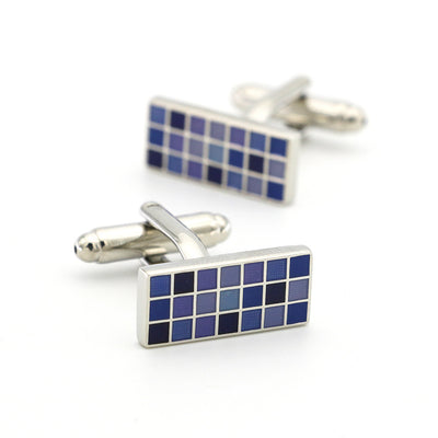 Gemelos Cuadrados Azul Degradado con Diseño Reticular - Image 6