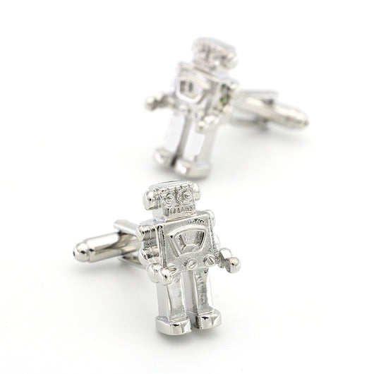 Gemelos Robóticos de Plata para Camisas Formales Hombre y Mujer - Image 6