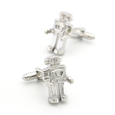 Gemelos Robóticos de Plata para Camisas Formales Hombre y Mujer - Image 8