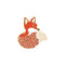 Cartoon Animal Brooch Cute Accessory Medal D