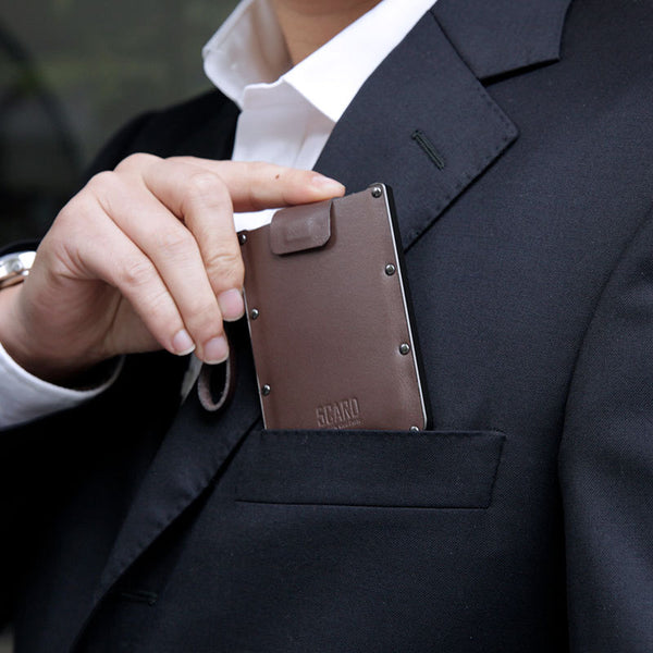 Billetera Delgada con Extracción Rápida - Organizador Multiusos de Tarjetas