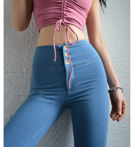 Pantalones Deportivos de Cintura Alta con Levantacaderas para Yoga y Running - Image 8