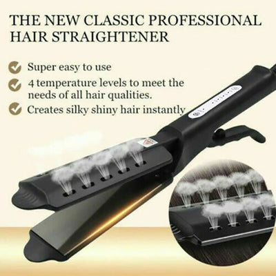 Rizador y Alisador 2 en 1 sin Daño para Cabello Rizado y Flequillo - Image 13