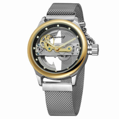 Reloj Automático Tourbillon con Correa de Malla Resistente al Agua - Image 2