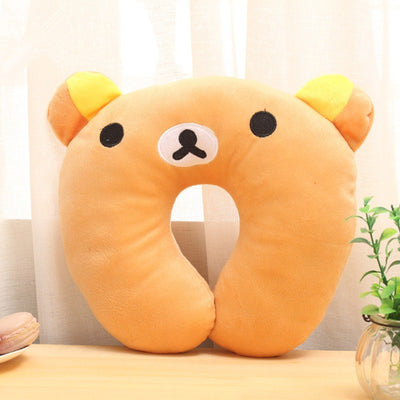 Almohada de Cuello U Viajera con Diseño Infantil Multicolor - Image 4