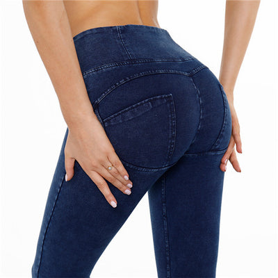 Leggings Deportivos Cintura Alta Melocotón con Tecnología Stretch - Image 4