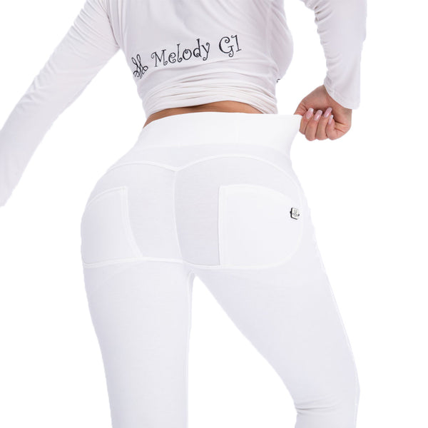 Leggings Deportivos Cintura Alta Melocotón con Tecnología Stretch