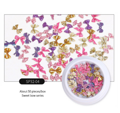 Accesorios de Uñas con Diseños de Flores, Insectos, Mariposas y Osos - Image 2