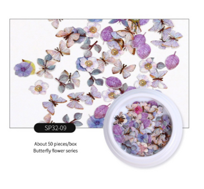 Accesorios de Uñas con Diseños de Flores, Insectos, Mariposas y Osos - Image 6